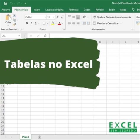 Como Fazer Tabelas No Excel Passos De Como Criar Uma Tabela