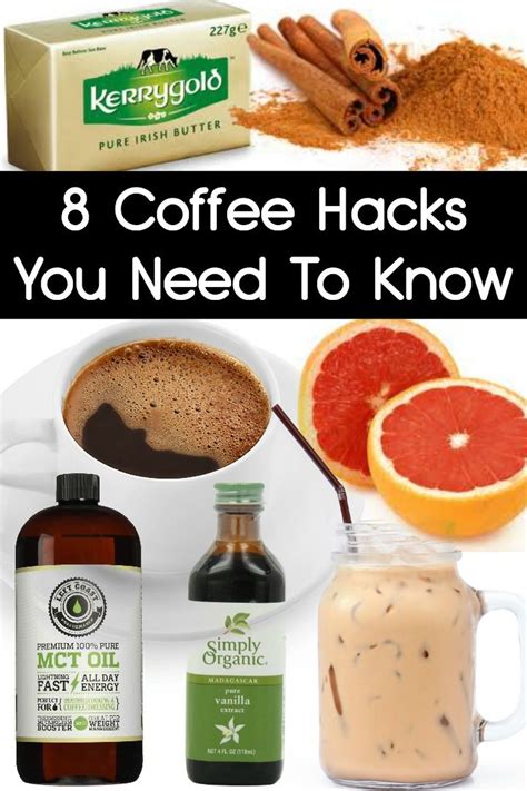 8 Coffee Hacks You Need To Know Coffee Hacks Food Coffee