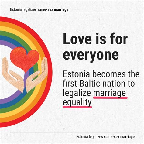Ben Aquila S Blog Estonia Legalizes Same Sex Marriage
