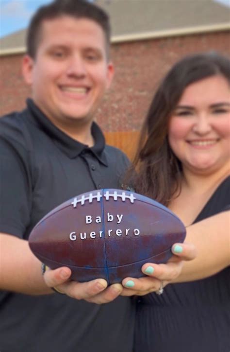 Gender Reveal Football After The Kick Football Gender Reveal Gender Reveal Reveal Ideas