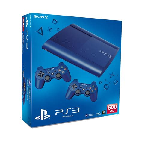 Køb Playstation 3 Super Slim Console 500gb Blue