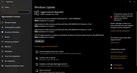 Aggiornamento Cumulativo Di Gennaio 2023 Per Windows 10 Kb5022282 E