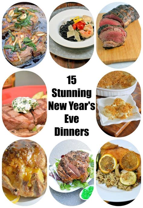 Some choose to do a near repeat of thanksgiving with a roasted turkey dinner, others a beautiful glazed ham or switch it in my extended southern family, christmas dinner is always a near duplicate of our thanksgiving dinner with the addition of seafood dishes, but. 15 Stunning New Year's Eve Dinners at Home | Diner recipes ...