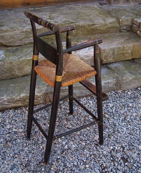 Smoke and pet free environment. #8117 19th C Childs Painted High Chair For Sale | Antiques ...