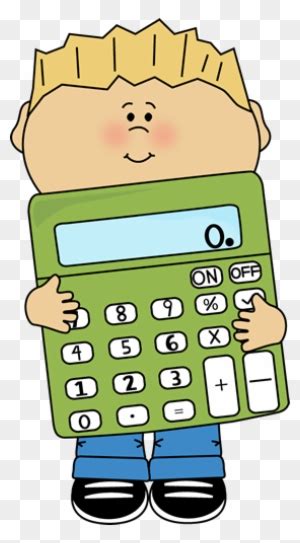 Math Clip Art Cute Math Clipart Boy With Calculator Clipart Free