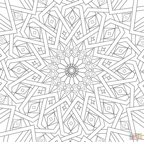 Mosaic Patterns Coloring Pages ~ Coloring Pages World