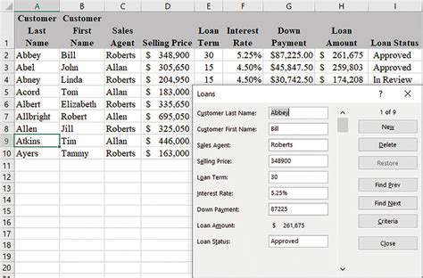 Creating A Data Entry Form In Excel Journal Of Accountancy