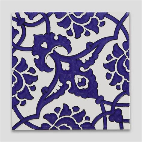 GC83 Cobalt Handmade Turkish Ceramic Tile Otto Tiles Design
