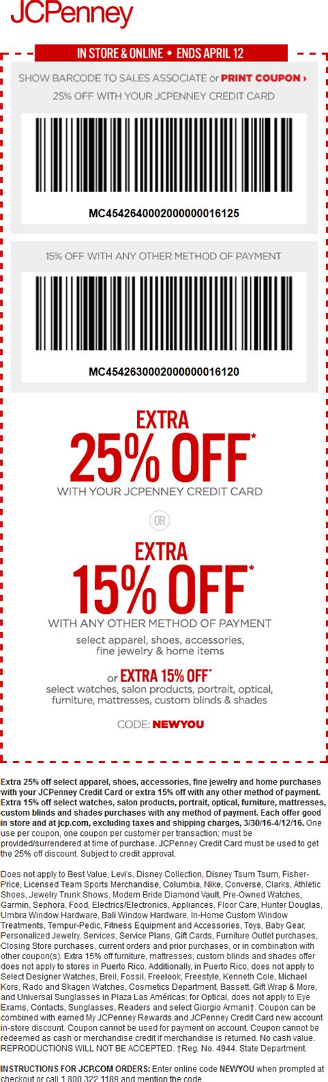 The jcpenney credit card offers benefits for shopping at jcpenney including points, special offers, discounts, and exclusive events. JCPenney January 2021 Coupons and Promo Codes 🛒