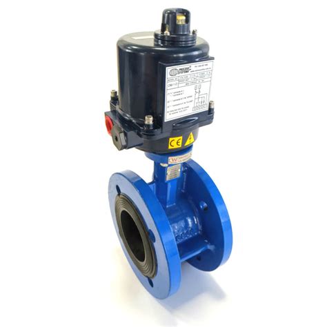 Double Flanged Electric Butterfly Valve