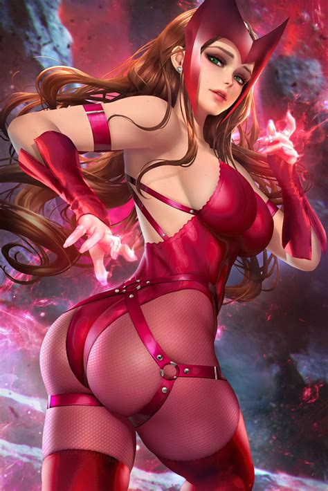 Scarlet Witch Neoartcore Marvel Comics Nudes Rule Ass
