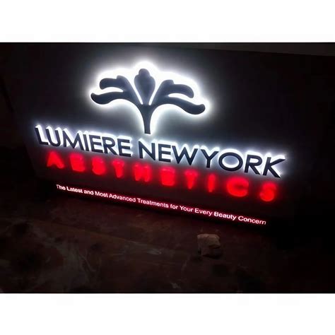 Electric Acp Sign Board At Rs 750square Feet Led Glow Sign Boards In