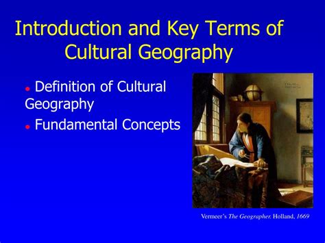 Ppt Introduction And Key Terms Of Cultural Geography Powerpoint