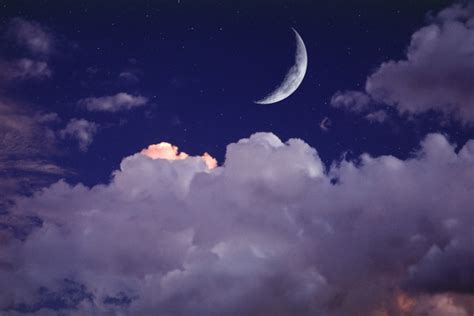 Stardreaming With Sherry Blue Sky Crescent Moon