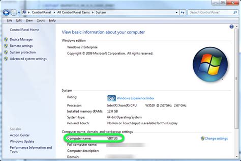 Find Your Computers Name On Windows 7 University Information