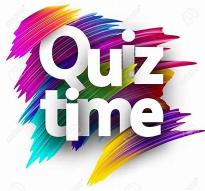 Quiz Vector Poster Strokes Brush Colorful Banner