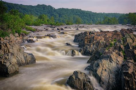 The Potomac River At Great Falls Photograph By Rick Berk Pixels