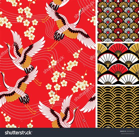 Traditional Japanese Vector Patterns