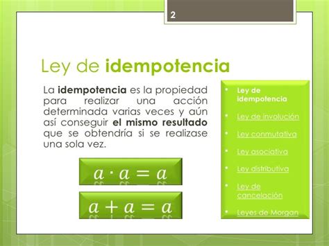 Propiedades Del Algebra De Boole