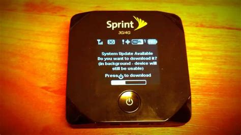 Sprint Sierra Wireless Overdrive Pro 3g4g Hotspot Update Youtube