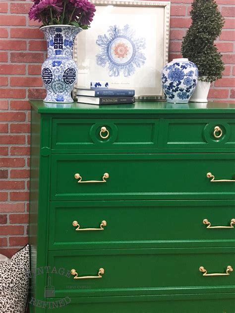 emerald green chest general finishes milk paint green