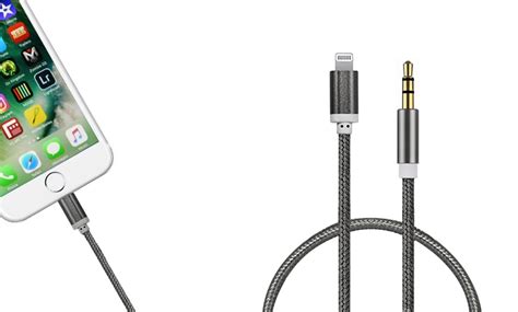 Braided Lightning To 35mm Cable Groupon Goods