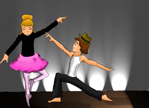 The Cartoon Press The Ballet Dancers Illustration By Me