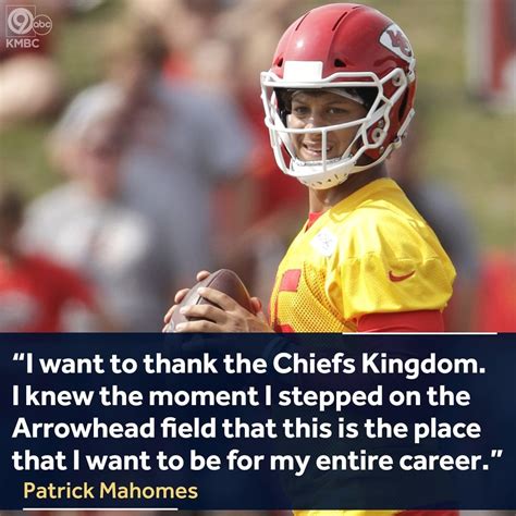 Kmbc 9 On Instagram Its A Special Place Patrick Mahomes Said He