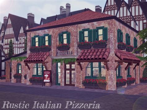 The Sims Resource Rustic Italian Pizzeria