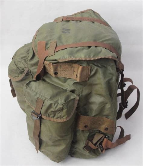 Vietnam Era 1964 Lightweight Rucksack Us Army Tropical Nylon Backpack