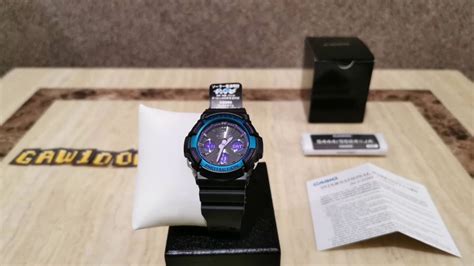 All our watches come with outstanding water resistant technology and are built to withstand extreme condition. G-Shock Unboxing GAW-100BL Blue & Purple Accent a.k.a ...