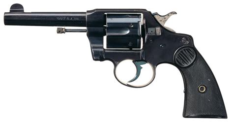 Colt Civilian Model 1892 New Army And Navy Double Action Revolver Rock