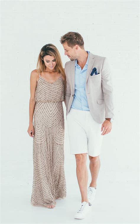 If the invite doesn't specify how to arrive, reach. Suits and Shorts | Beach wedding outfit guest, Beach ...