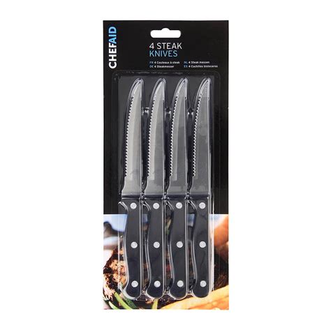Chef Aid Steak Knives 4 Pack Knives 110675 Hi Res 0 
