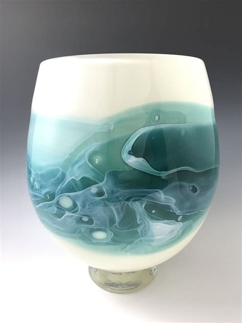 Tsunami By Eben Horton Art Glass Bowl Artful Home Glass Art Blown Glass Bowls Art Glass Bowl