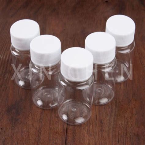 Wei Dun 10 Adet Temizle Mühür şişeleri Boş Ilaç şişesi Plastik Pet