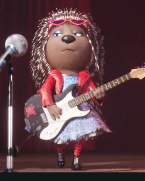 Ash The Rockstar Porcupine Sing Movie Sing Movie Characters Sing