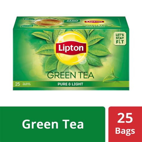 Lipton Pure And Light Green Tea Bags 25 Count Price Uses Side Effects