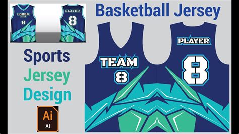 Basketball Jersey Design For Full Sublimation Printing In Adobe