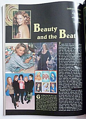 Playboy Magazine August Belinda Carlisle