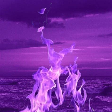 Purple Flames Wallpaper Aesthetic Purple Flames Wallpapers Top Free