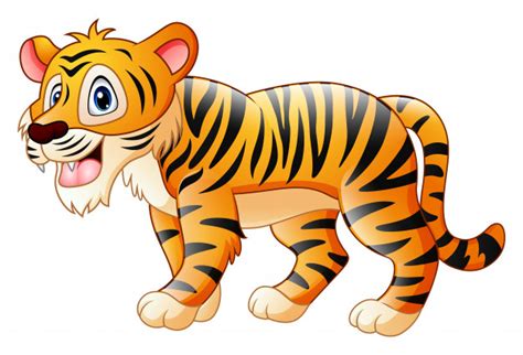 Cute tiger cartoon this material is the official design product of 90 design.com these pictures of this page are about:tiger pictures cartoon cute pictures. Premium Vector | Cute tiger cartoon