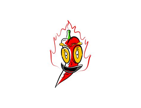Hot And Spicy Chili Logo Graphic By Meisuseno · Creative Fabrica