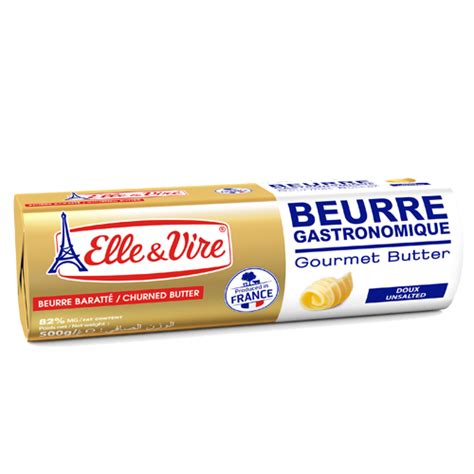 Elle & vire butter 200g. Elle & Vire Gourmet Butter Unsalted 82% Fat — Sukanda Djaya
