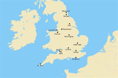 14 Best Cities To Visit In England Map Touropia