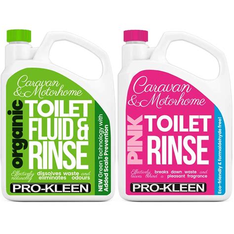 Buy Pro Kleen Caravan Toilet Fluid Rinse Green Solution Cleaner 2l 2