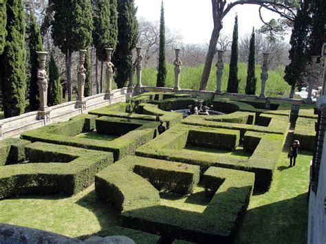 Villa Lante Garden Hedges Renaissance Gardens Formal Gardens