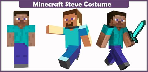 Minecraft Steve Costume Diy Mineraft Things