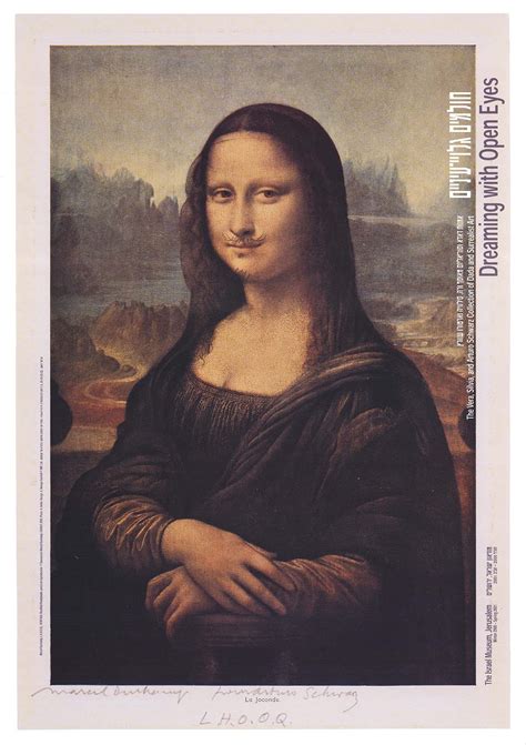 Marcel Duchamp Lhooq Mona Lisa 2675 X 1875 Poster 2000