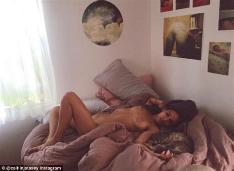 Ex Neighbours S Caitlin Stasey Naked On Instagram As She Slams Dan